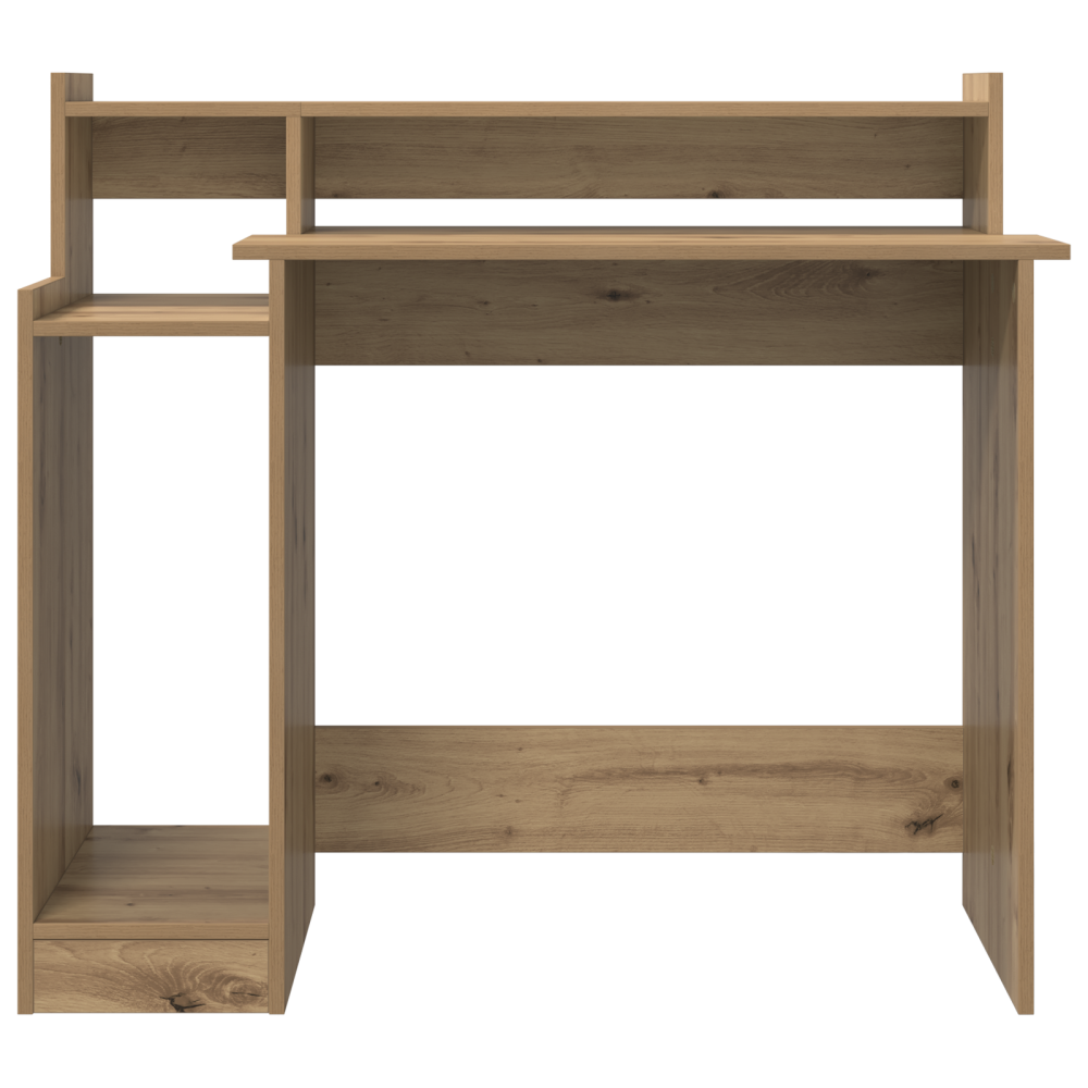 Produktbild för Skrivbord med hylla Artisan Ek 97 x 45 x 90 cm Konstruerat trä