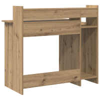 Produktbild för Skrivbord med hylla Artisan Ek 97 x 45 x 90 cm Konstruerat trä