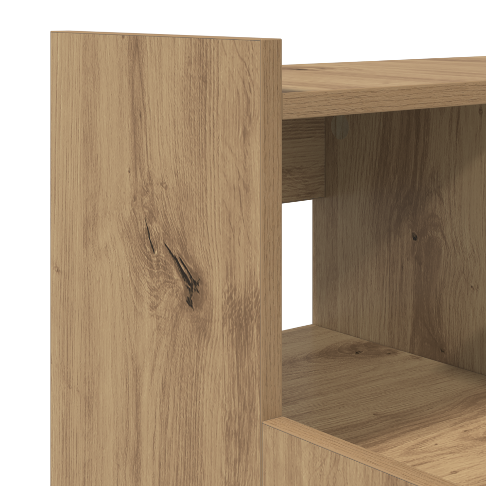 Produktbild för Skrivbord med hylla Artisan Ek 97 x 45 x 90 cm Konstruerat trä