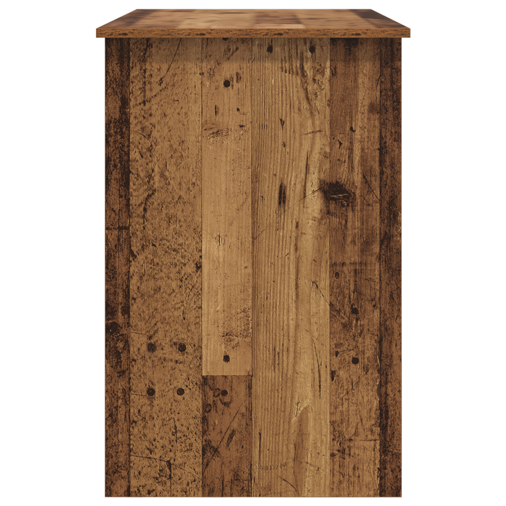 Produktbild för Skrivbord med låda Gammalt trä 100 x 50 x 76 cm Konstruerat trä