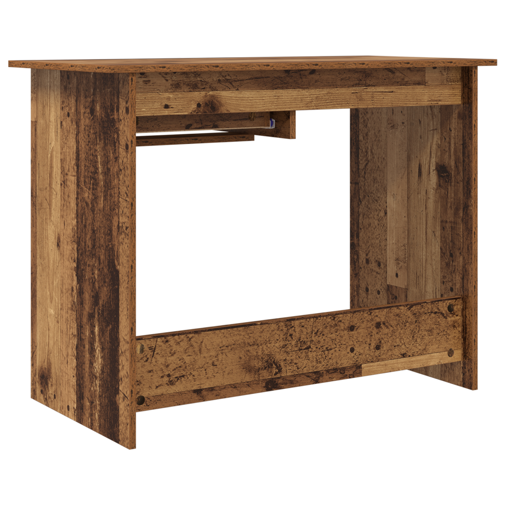 Produktbild för Skrivbord med låda Gammalt trä 100 x 50 x 76 cm Konstruerat trä