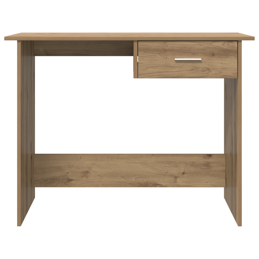 Produktbild för Skrivbord med låda Artisan Ek 100 x 50 x 76 cm Konstruerat trä
