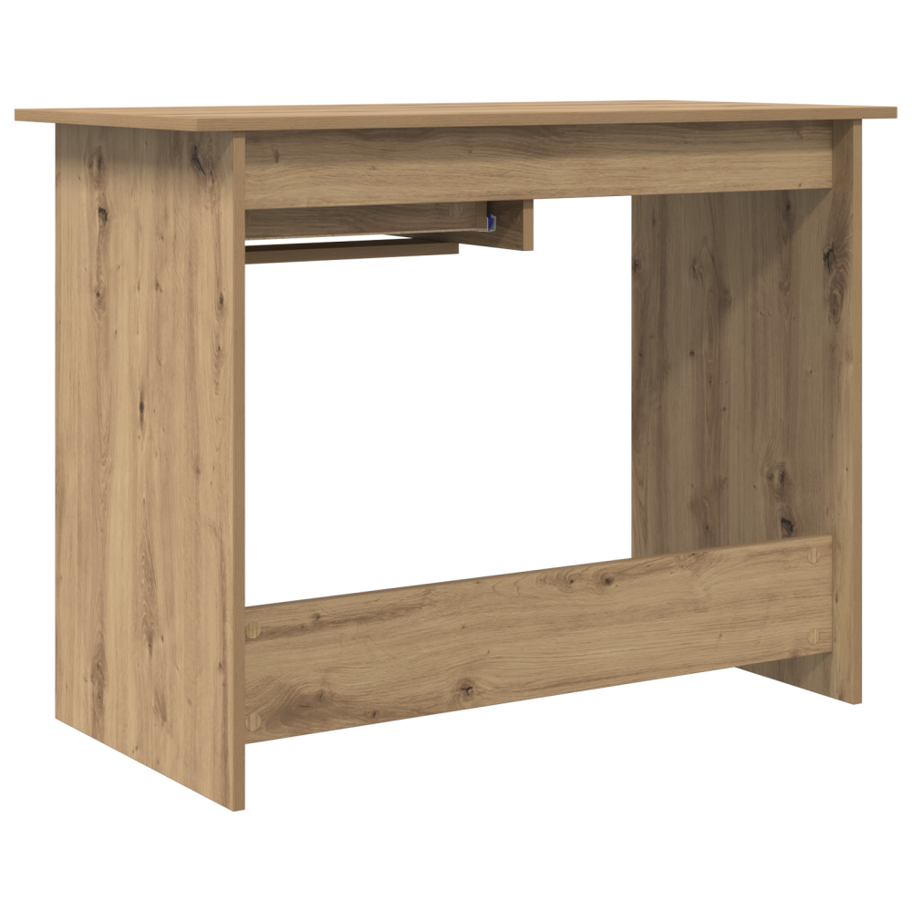 Produktbild för Skrivbord med låda Artisan Ek 100 x 50 x 76 cm Konstruerat trä