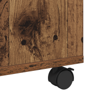 Produktbild för Kaffeebord med låda Gammalt trä 75 x 75 x 38 cm Konstruerat trä