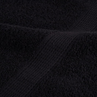 Produktbild för Gästhandduk SOLUND 2 pcs Svart 15 x 21 cm 550 gsm