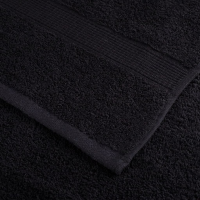 Produktbild för Gästhandduk SOLUND 10 pcs Svart 15 x 21 cm 550 gsm