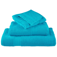 Produktbild för Gästhandduk SOLUND 4 pcs Turkos 15 x 21 cm 550 gsm