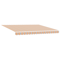 Produktbild för Markis Flerfärgsdesign 400 × 300 cm Polyester och metall