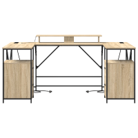 Produktbild för Skrivbord Sonoma-ek 182 x 101 x 87,5 cm Konstruerat trä