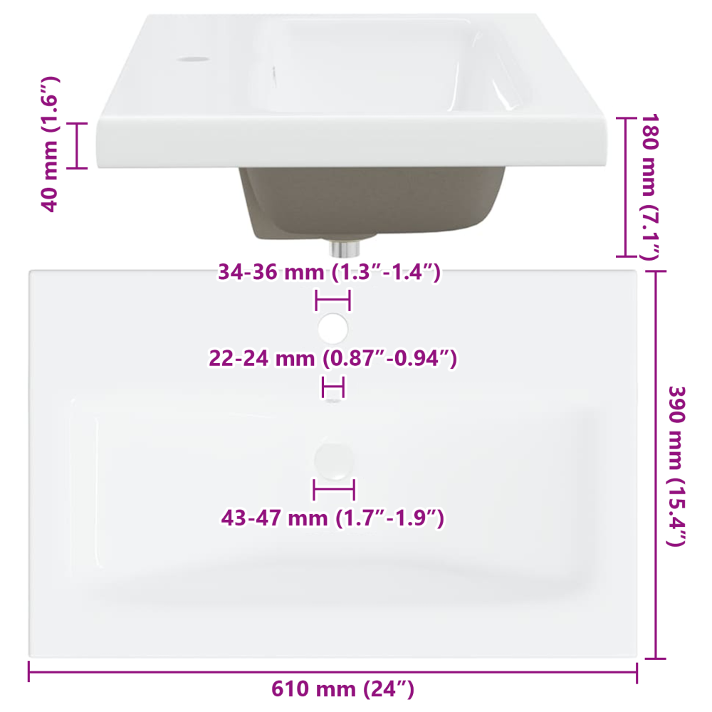 Produktbild för Badrumsmöbelset med låda 3 pcs Svart Ek Konstruerat trä
