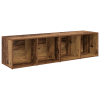 Produktbild för TV-bänkset 2 pcs Gammalt trä 37 x 35 x 72 cm Konstruerat trä