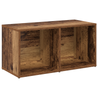 Produktbild för TV-bänkset 2 pcs Gammalt trä 37 x 35 x 72 cm Konstruerat trä