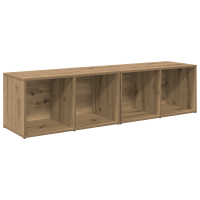 Produktbild för TV-bänkset 2 pcs Artisan Ek 37 x 35 x 72 cm Konstruerat trä