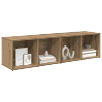 Produktbild för TV-bänkset 2 pcs Artisan Ek 37 x 35 x 72 cm Konstruerat trä