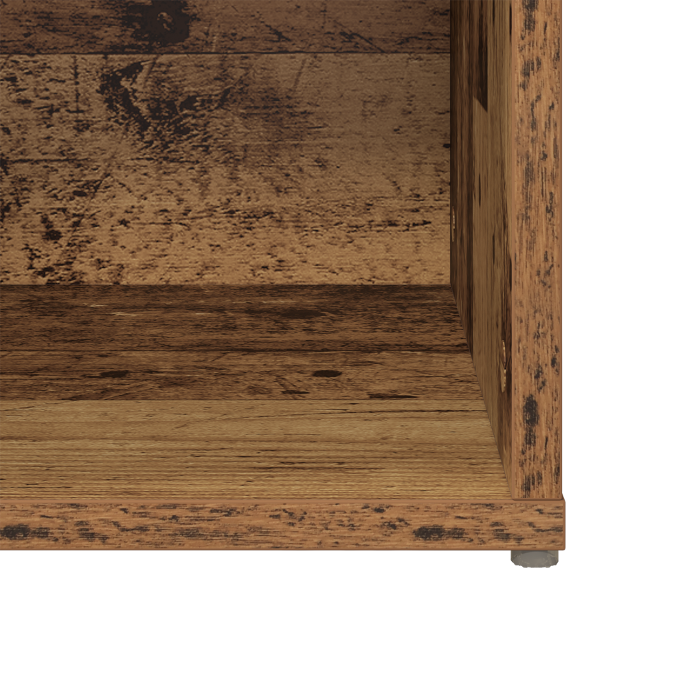 Produktbild för TV-bänkset 2 pcs Gammalt trä 37 x 35 x 107cm Konstruerat trä