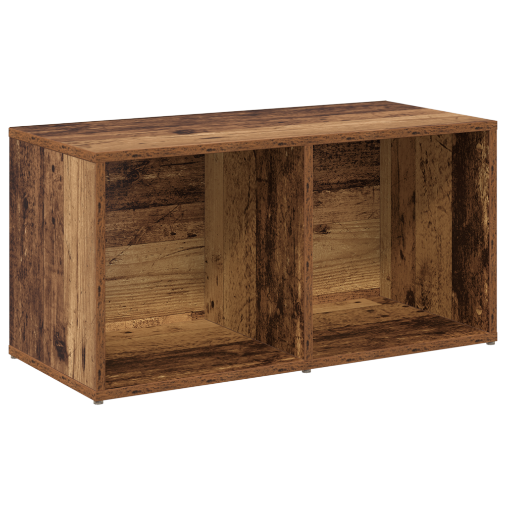 Produktbild för TV-bänkset 2 pcs Gammalt trä 72 x 35 x 36,5 cm Konstruerat trä