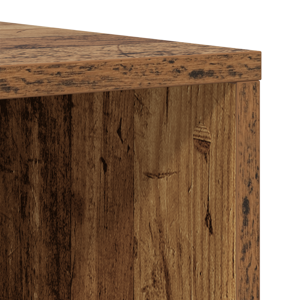 Produktbild för TV-bänkset 2 pcs Gammalt trä 72 x 35 x 36,5 cm Konstruerat trä