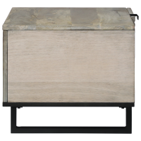 Produktbild för Kaffeebord Vit 80 x 50 x 40 cm Konstruerat trä