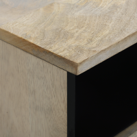 Produktbild för Nattduksbord 2 pcs Vit 40 x 33 x 46 cm Konstruerat trä