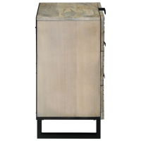 Produktbild för Nattduksbord Vit 50 x 33 x 62 cm Konstruerat trä