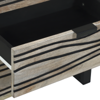 Produktbild för Nattduksbord Vit 50 x 33 x 62 cm Konstruerat trä