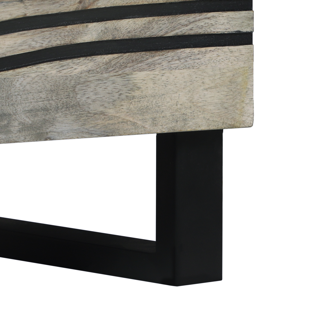 Produktbild för Nattduksbord Vit 50 x 33 x 62 cm Konstruerat trä