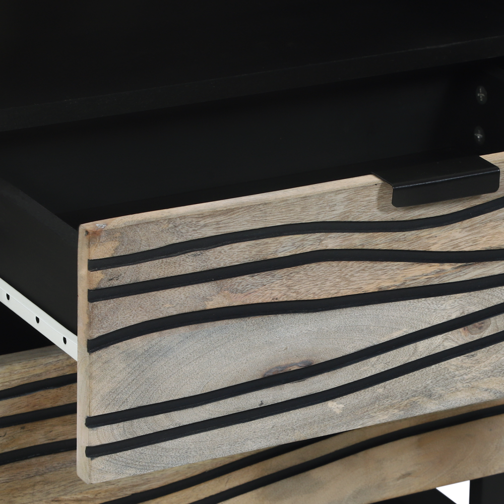Produktbild för Nattduksbord Vit 50 x 33 x 62 cm Konstruerat trä