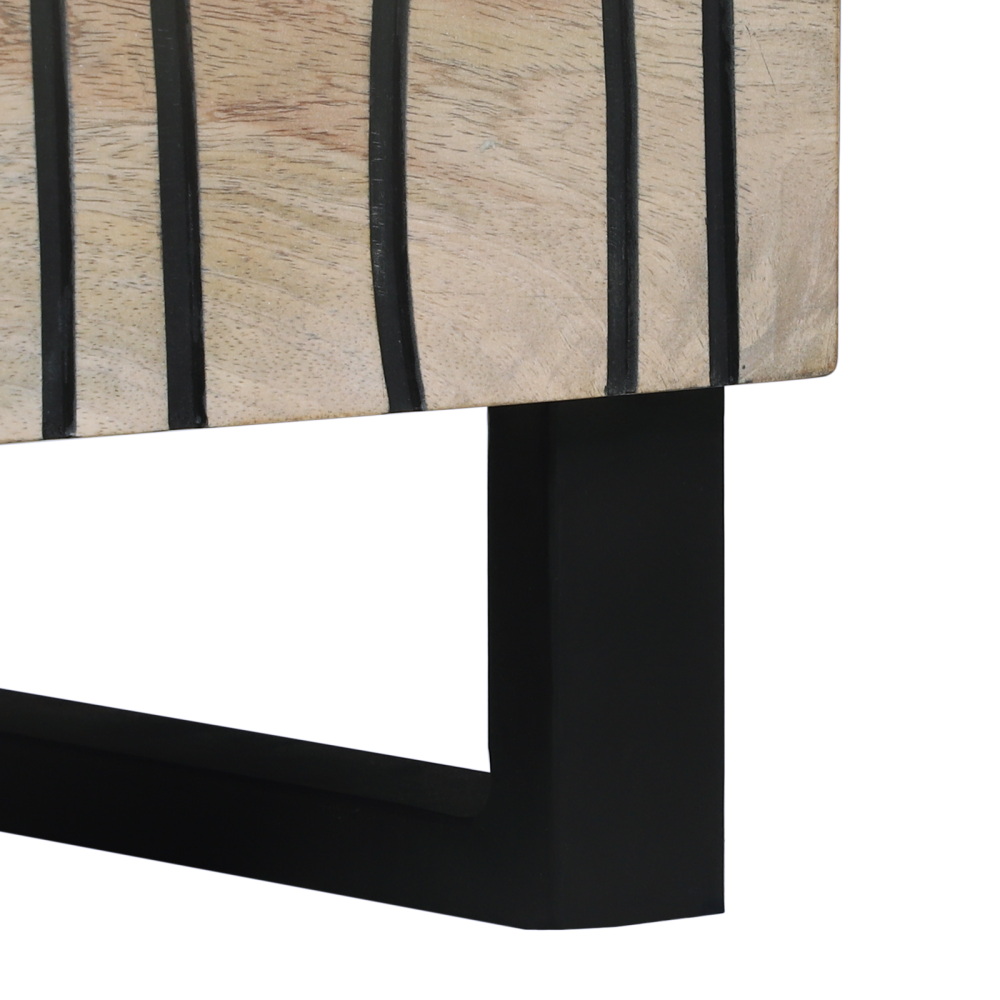 Produktbild för Nattduksbord Vit 50 x 33 x 60 cm Konstruerat trä