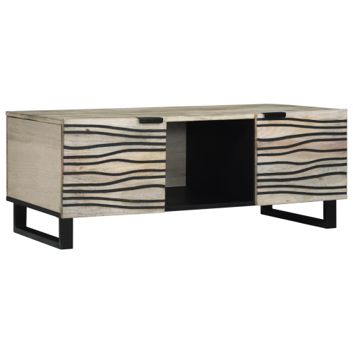 vidaXL Kaffeebord Vit 100 x 54 x 40 cm Konstruerat trä