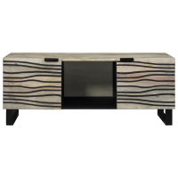 Produktbild för Kaffeebord Vit 100 x 54 x 40 cm Konstruerat trä
