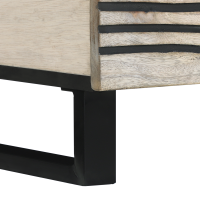 Produktbild för Kaffeebord Vit 100 x 54 x 40 cm Konstruerat trä