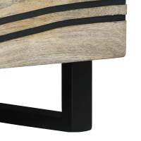 Produktbild för Kaffeebord Vit 80 x 54 x 40 cm Konstruerat trä
