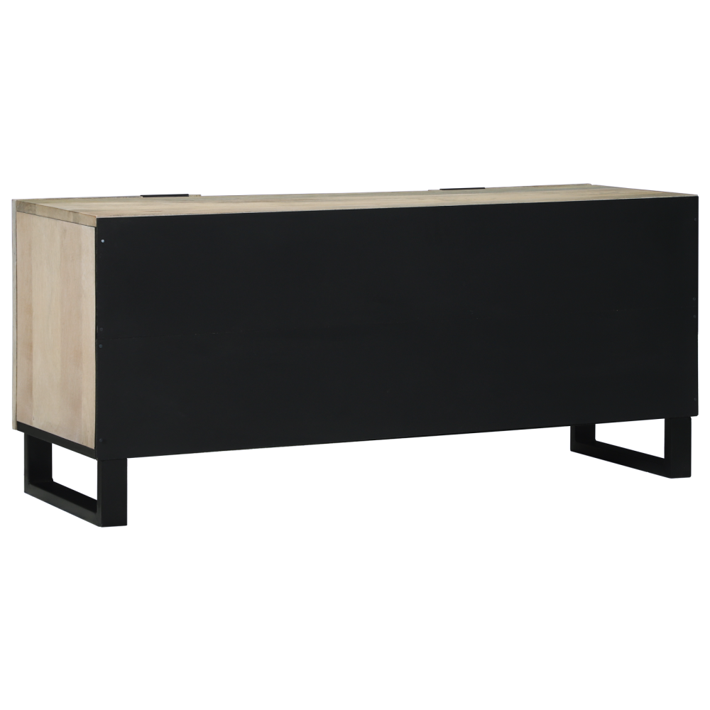 Produktbild för TV Enheter med låda Vit 105 x 33 x 46 cm Konstruerat trä