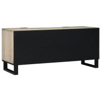 Produktbild för TV Enheter med låda Vit 105 x 33 x 46 cm Konstruerat trä