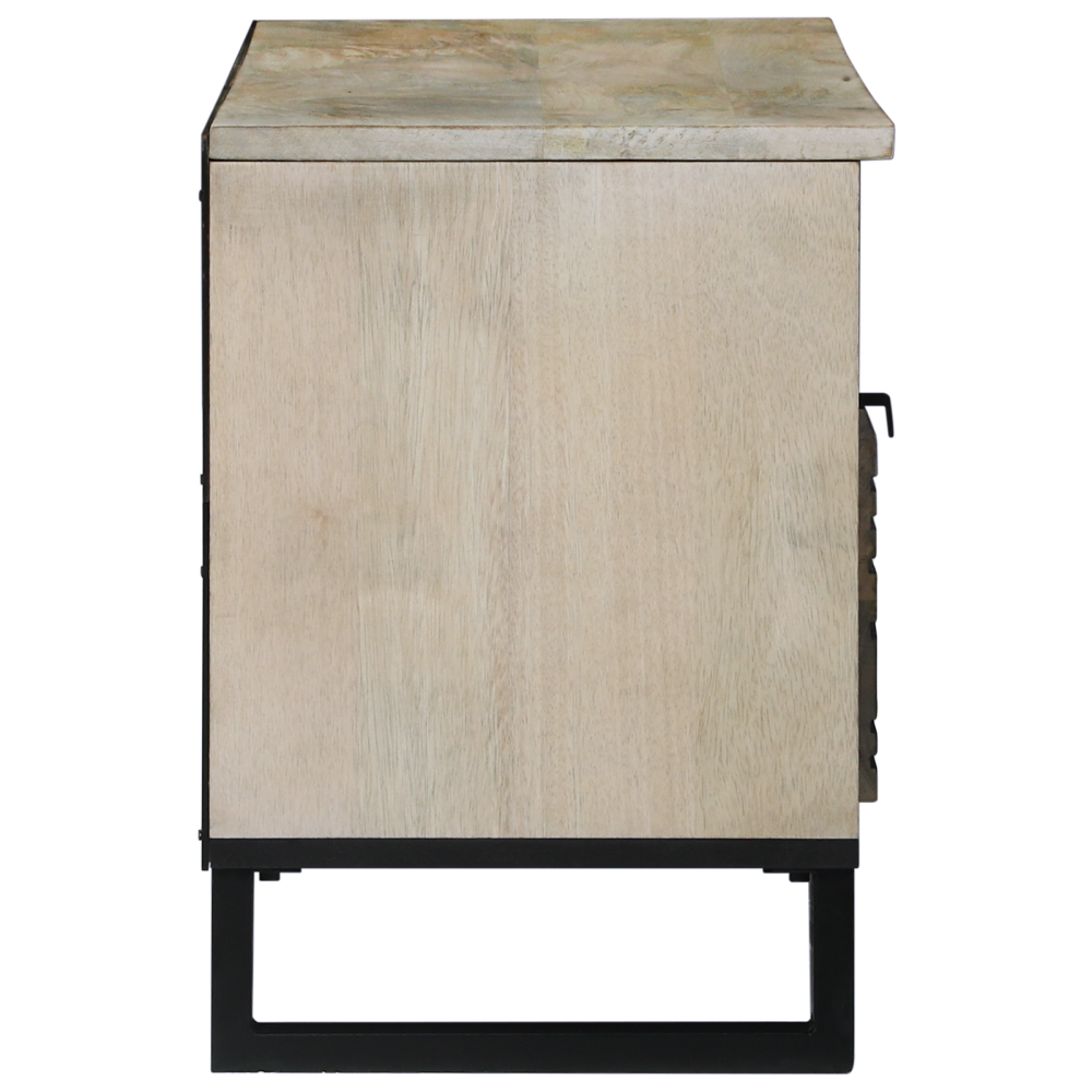 Produktbild för TV Enheter med låda Vit 105 x 33 x 46 cm Konstruerat trä