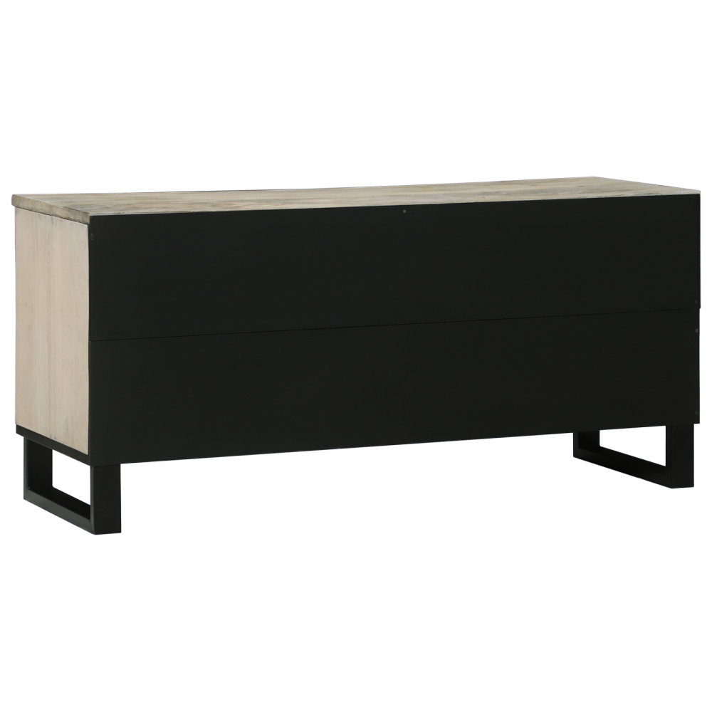 Produktbild för TV Enheter med låda Vit 105 x 33 x 46 cm Konstruerat trä