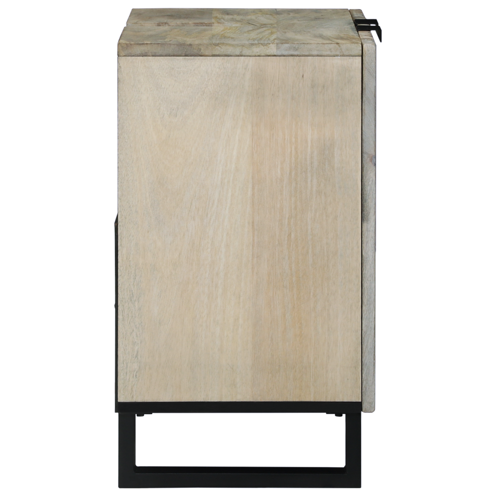 Produktbild för Badrumsskåp med handfat Vit 62 x 33 x 58 cm Konstruerat trä
