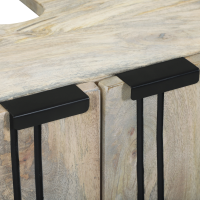 Produktbild för Badrumsskåp med handfat Vit 62 x 33 x 58 cm Konstruerat trä