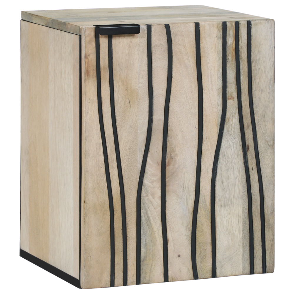 Produktbild för Badrumsskåp med handfat Vit 38 x 33,5 x 48 cm Konstruerat trä