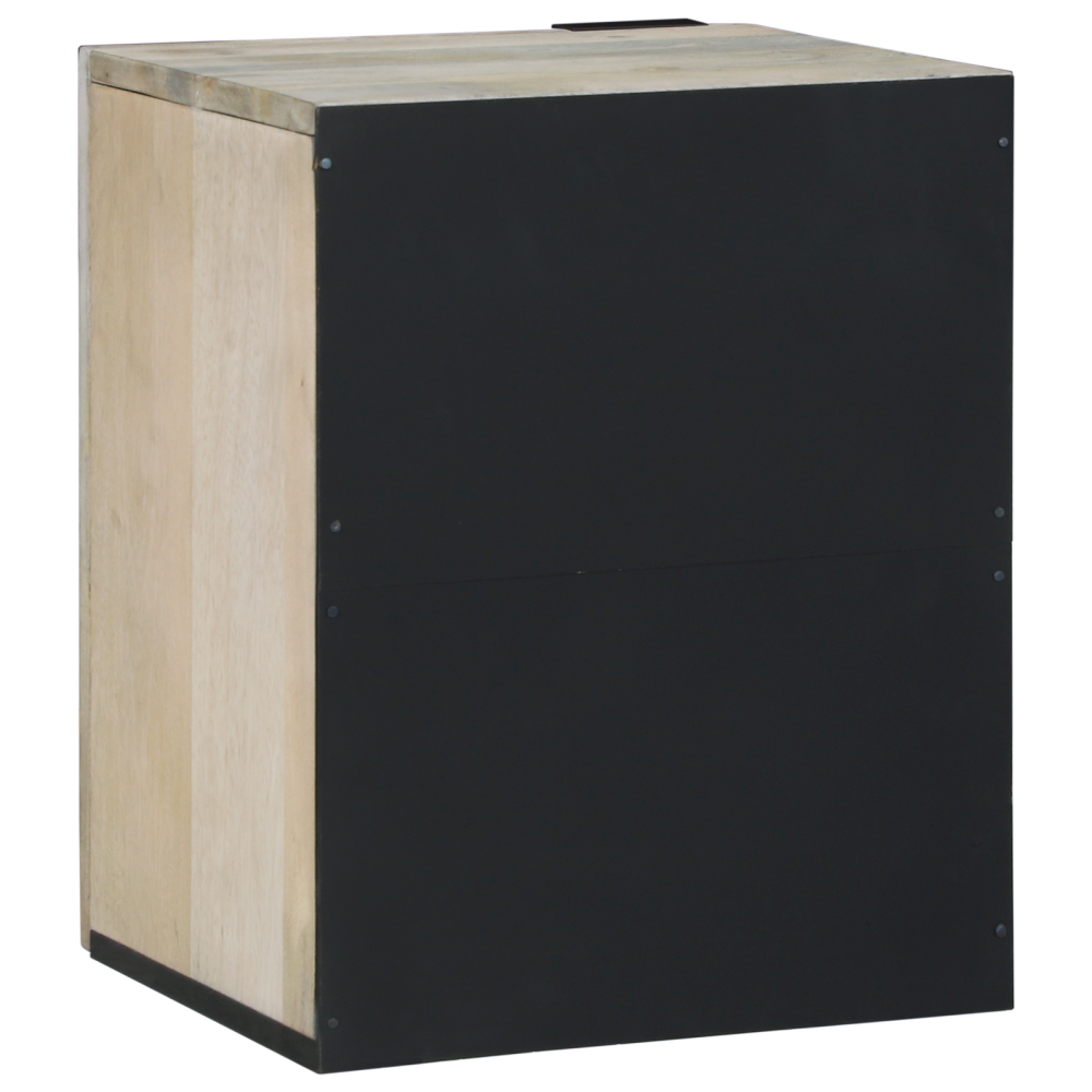 Produktbild för Badrumsskåp med handfat Vit 38 x 33,5 x 48 cm Konstruerat trä