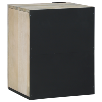 Produktbild för Badrumsskåp med handfat Vit 38 x 33,5 x 48 cm Konstruerat trä