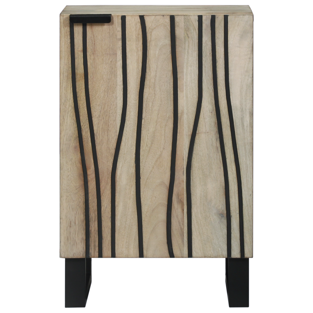 Produktbild för Badrumsskåp med handfat Vit 38 x 33,5 x 58 cm Konstruerat trä