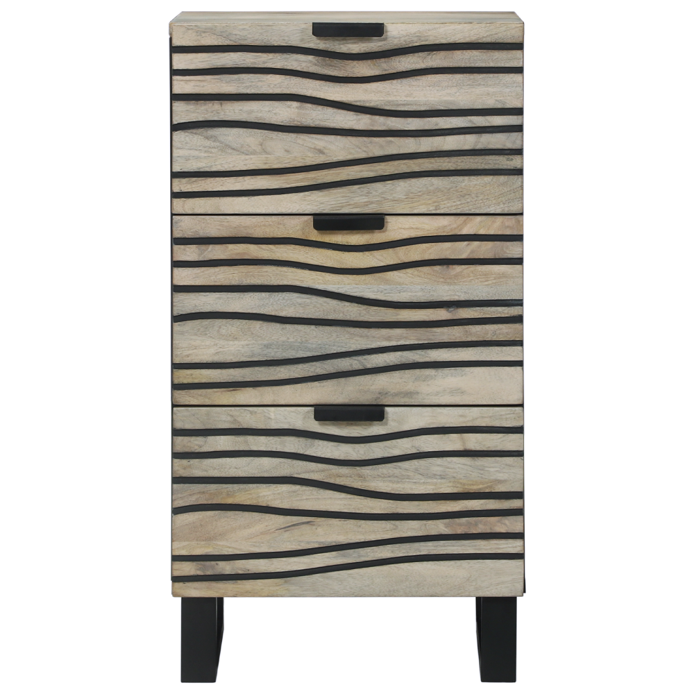 Produktbild för Medielagringsskåp och hyllor Vit och svart 40 x 33 x 75 cm