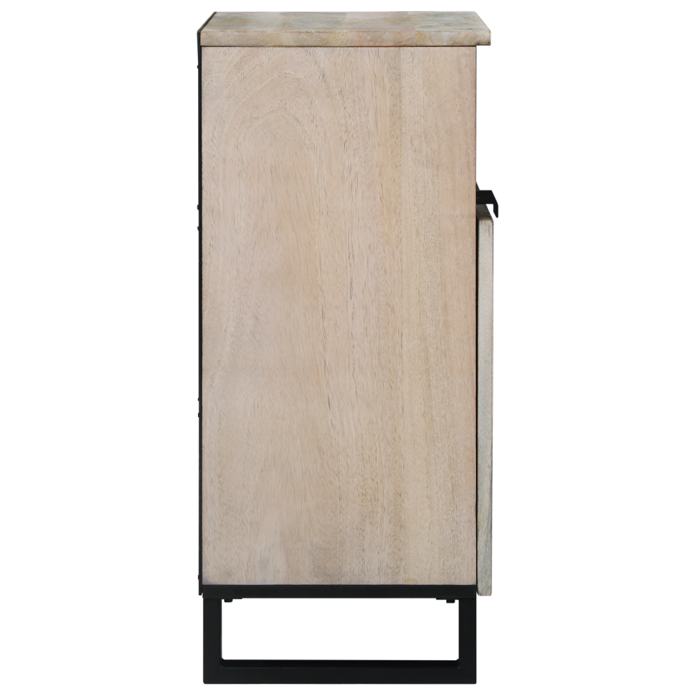 Produktbild för Medielagringsskåp och hyllor Vit och svart 60 x 33 x 75 cm
