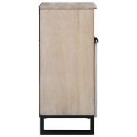 Produktbild för Medielagringsskåp och hyllor Vit och svart 60 x 33 x 75 cm