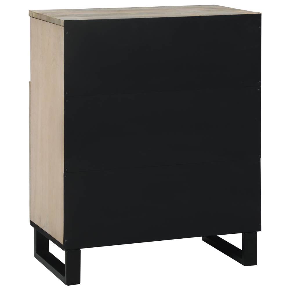 Produktbild för Medielagringsskåp och hyllor Vit och svart 60 x 33 x 75 cm