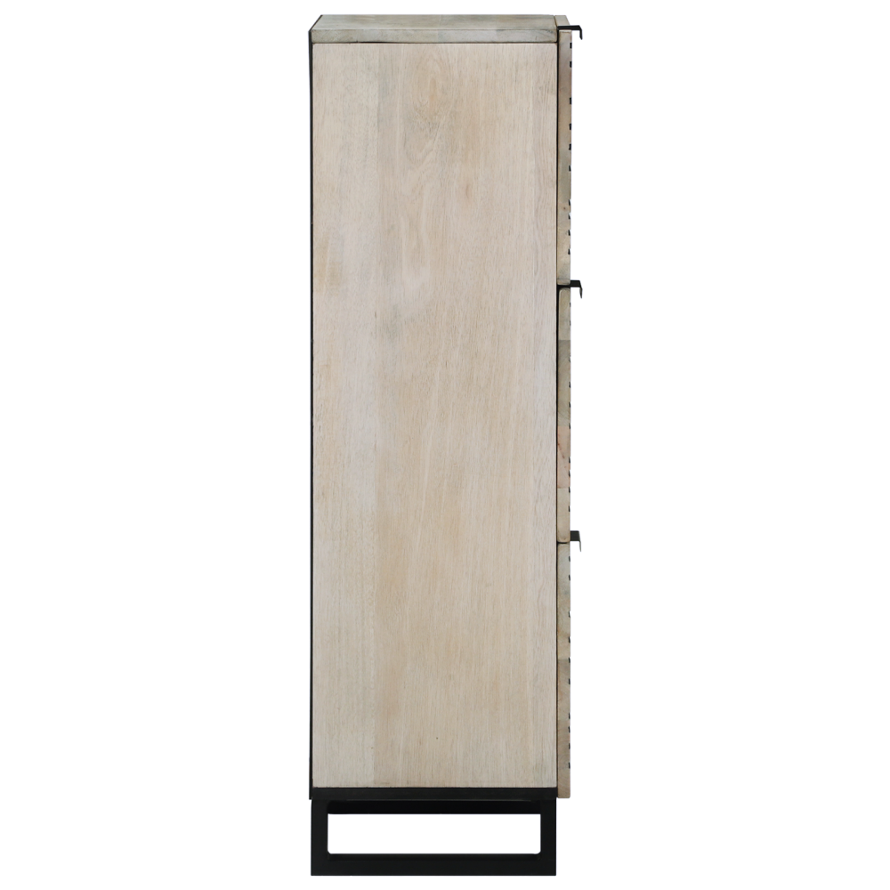 Produktbild för Medielagringsskåp och hyllor Vit och svart 40 x 33 x 110 cm
