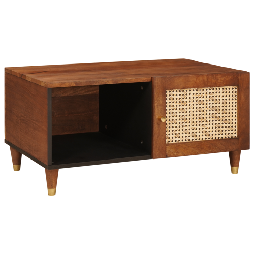 vidaXL Kaffeebord 80 x 50 x 40 cm Massivt mangoträ