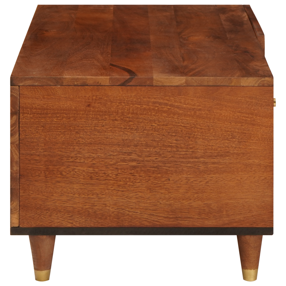 Produktbild för Kaffeebord 80 x 50 x 40 cm Massivt mangoträ