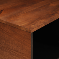 Produktbild för Kaffeebord 80 x 50 x 40 cm Massivt mangoträ